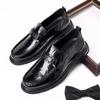 Business Casual Leather Shoes Men Shoes Retro Moccasins Men Flats Shoes