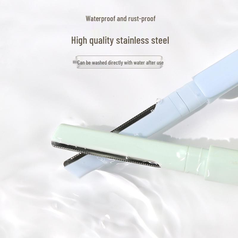 Wu Fu Dual-Headed Eyebrow Trimmer: Anti-Scratch, Beginner-Friendly & Unisex