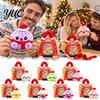 Stuffed Food Plushie Christmas Dumpling Toy with Steamer, Plush Steamed Bun Squeeze Toy, Stress Relief Giant Decoration for Home and Office