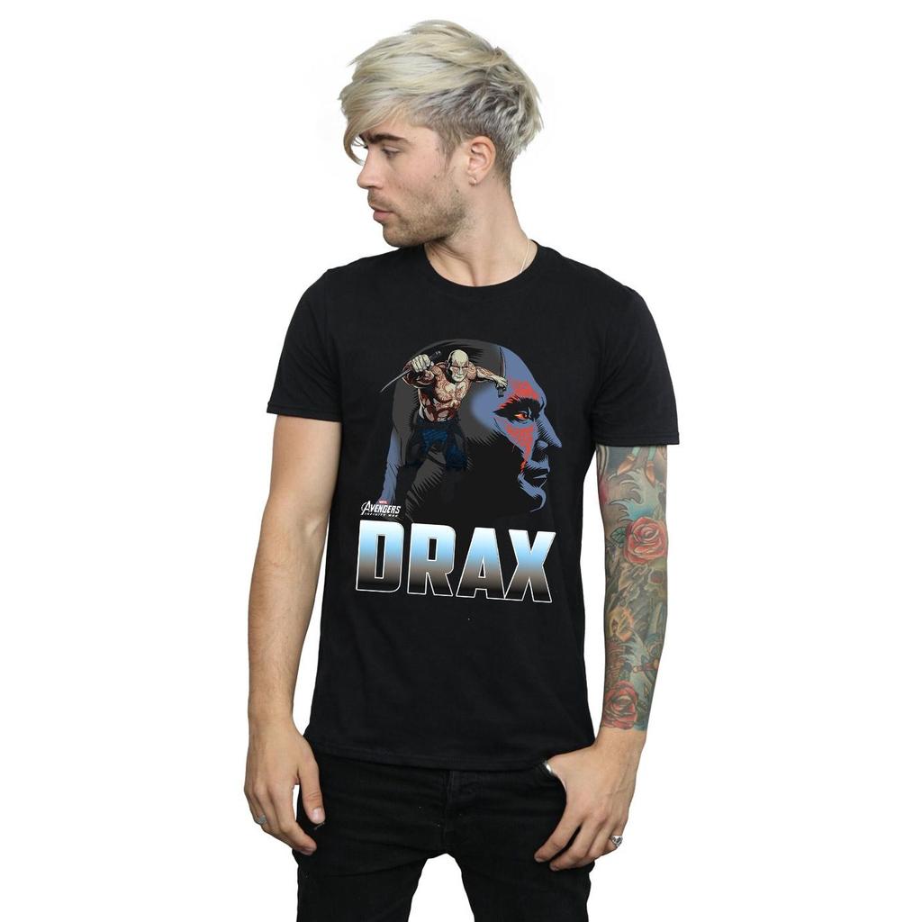 Marvel Mens Avengers Infinity War Drax Character T-Shirt