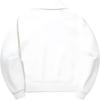 Li Ning Sports Casual Loose Pullover Polo Sweatshirt Women Sweatshirt White AWDUE16-1