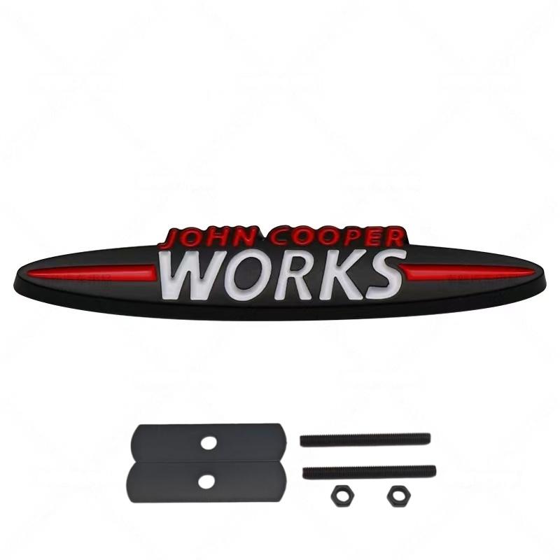 Pegatinas Emblema de Metal JCW John Cooper Works Calcomanía para Guardabarros Lateral Trasero Maletero de Coche Pegatina