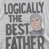 STAR TREK Unisex Adult Logically the Best Father Sweatshirt