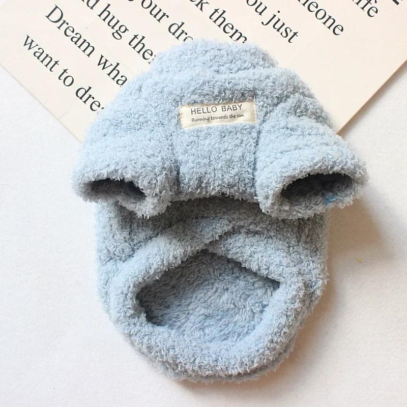 Winter Warm Soft Fleece Dog Coat Pet Vest Jacket for Small Dogs French Bulldog Chihuahua Yorkies Puppy Cat Solid Color Cold