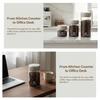 New Vacuum Food Grade Coffee Bean Sealed Jar With Date Tracker Waking Bean Valve Storage Containers For Grain Snack Sugar Tea