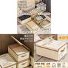 Cartoon Fabric Clothes Storage Box With Lid For Bedroom Wardrobe Organization