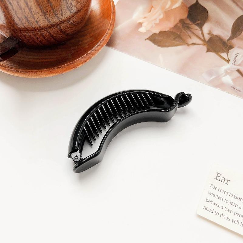 High-end Oval Duck ClipElegant Hair Clip Ponytail Buckle Clip Updo Grappling Clip and Hair Accessory