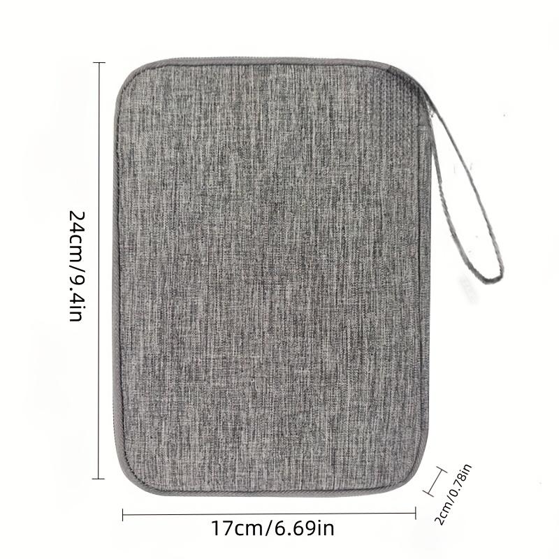 Travel Cable Organizer and Electronic Accessory Bag - Multifunctional Pocket-Sized Tech Gear Pouch for Chargers, USB Data Cables, Headphones