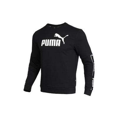 Moletom Casual Esportivo Pulôver Masculino Forrado com Lã Tops Preto 580429-01