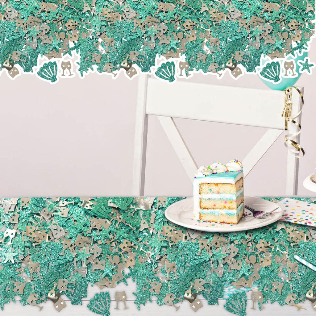 Birthday Party Confetti Desktop Decoration Shells Conch Underwater World Confetti