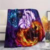 Naruto Print Flannel Blanket, Ultra Soft High Quality All Seasons Warm Throw, Home Decor Cozy Blanket, Perfect Christmas Gift