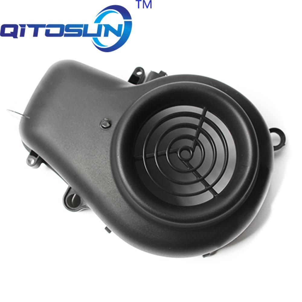 Аксессуары для мотоциклов Для 5SU SA16J JOG50 ZR EVOLUTION Мотоцикл скутер хромированная крышка вентилятора чёрный