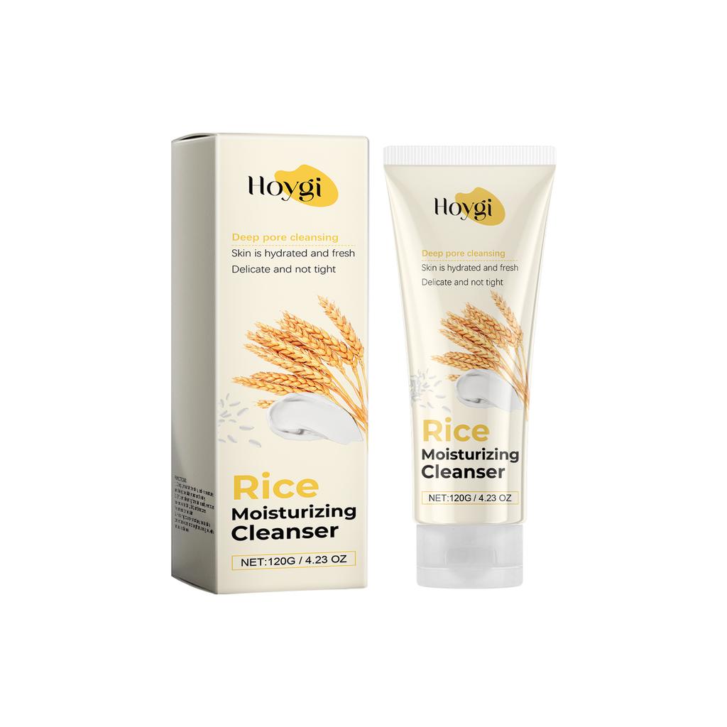 Rice Essence Moisturizing Cleanser Deep Cleansing Lock Moisture Gentle Face Wash