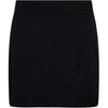 Solid Color Side Slit Short Casual Skirt Women Skirts Black GWSD09349-9999