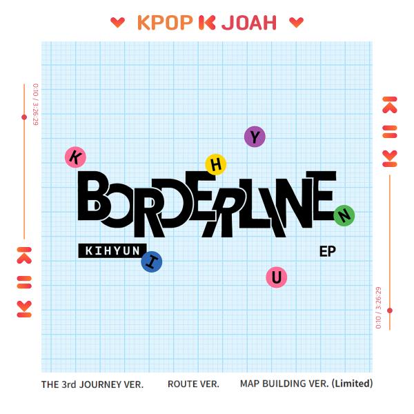 [POB] КИХЁН (MONSTA X) [BORDERLINE] EP Альбом - ТРЕТЬЕ ПУТЕШЕСТВИЕ / МАРШРУТ / Ограниченное издание MAP BUILDING ver. ROUTE ver. (NO STORE BENEFIT)
