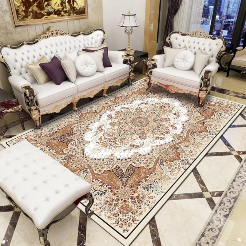 Retro Carpet Bohemian Ethnic Style Soft Mat Wear-resistant Anti-slip Rug Suitable for Living Room Bedroom Carpets Very Beautiful