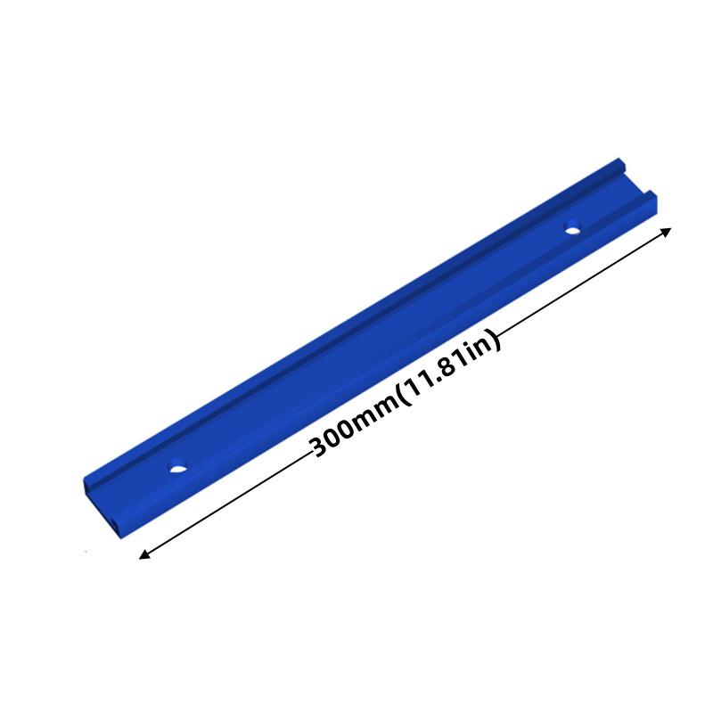 T Track 30-50cm, Aluminium T-track Woodworking Standard Miter Gauge Guide Chute T Track T Slot Wood Tool for Workbench Table Saw