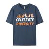 Clothing Tops Shirts Celebrate Diversity Shepard Bulldog Fitted Group Cotton Youth Top Tshirts Wholesale Tshirts 100 Pcs