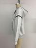 Cross-Border 2026 Women's Loose Color Block Piping Hooded Sweatshirt - New Korean Casual Style