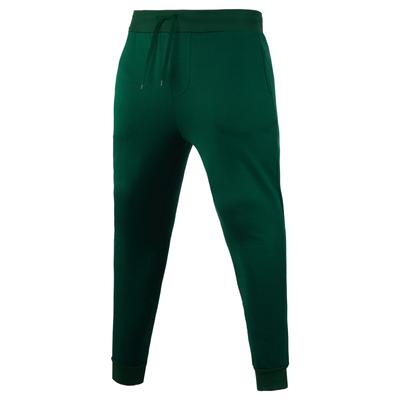 Herren Outdoor Sport Fitness Schweißhose Lässig Uni Elastischer Bund Fleecehose