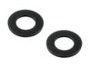 POSH FAITH Motorcycle Supplies Flat Washer Stainless Steel Black 2