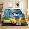 Custom Name Forest Friends Flannel Blanket Throw Blanket Soft Warm Sofa Bed Decor Unique Gift