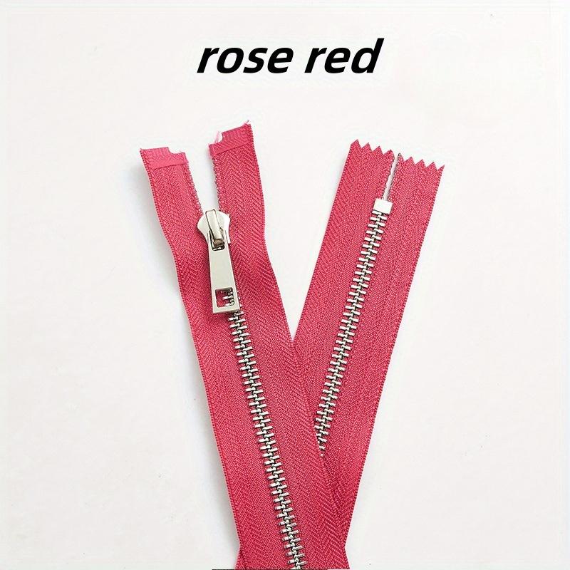 5pcs 15-30cm5# Metal zipper Silver teeth Titanium alloy Y teeth Smooth bag pocket leather bag zipper