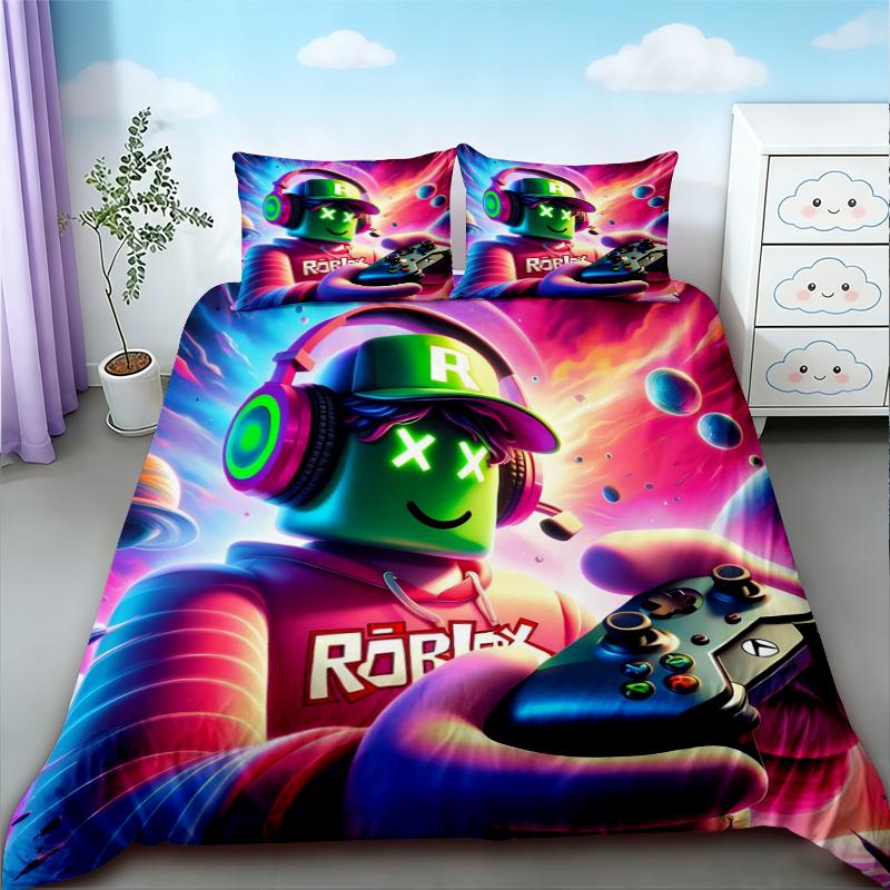 Duvet Cover Roblox  Bedding Set Soft And Comfortable Quilt Cover For Bedroom Home Birthday Decor Gifts Queen King