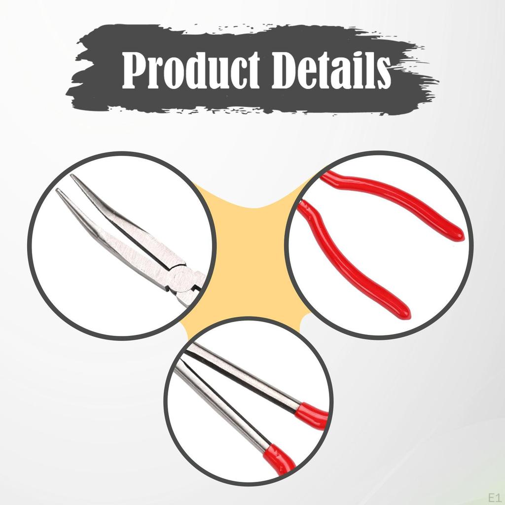 Long Reach Pliers with Comfortable Handle Professional Crucible Hand Tool for Metal Scrap