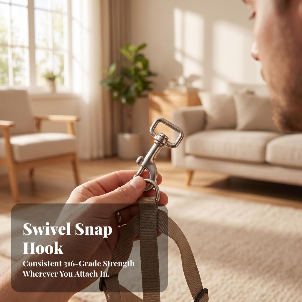 Hundeleinen-Clips Hardware Langlebig für Outdoor-Ausrüstung