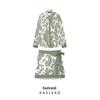 2025 Spring Women's European & American Style Floral Long Sleeve Shirt and Skirt Set