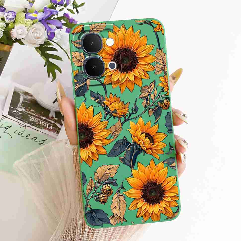 For Vivo Y31d 4G V2543 Case Fashion Cartoon Painting Silicone Full Protcetion Back Cover For Vivo Y 31d Y31D 4G Bumper Shell