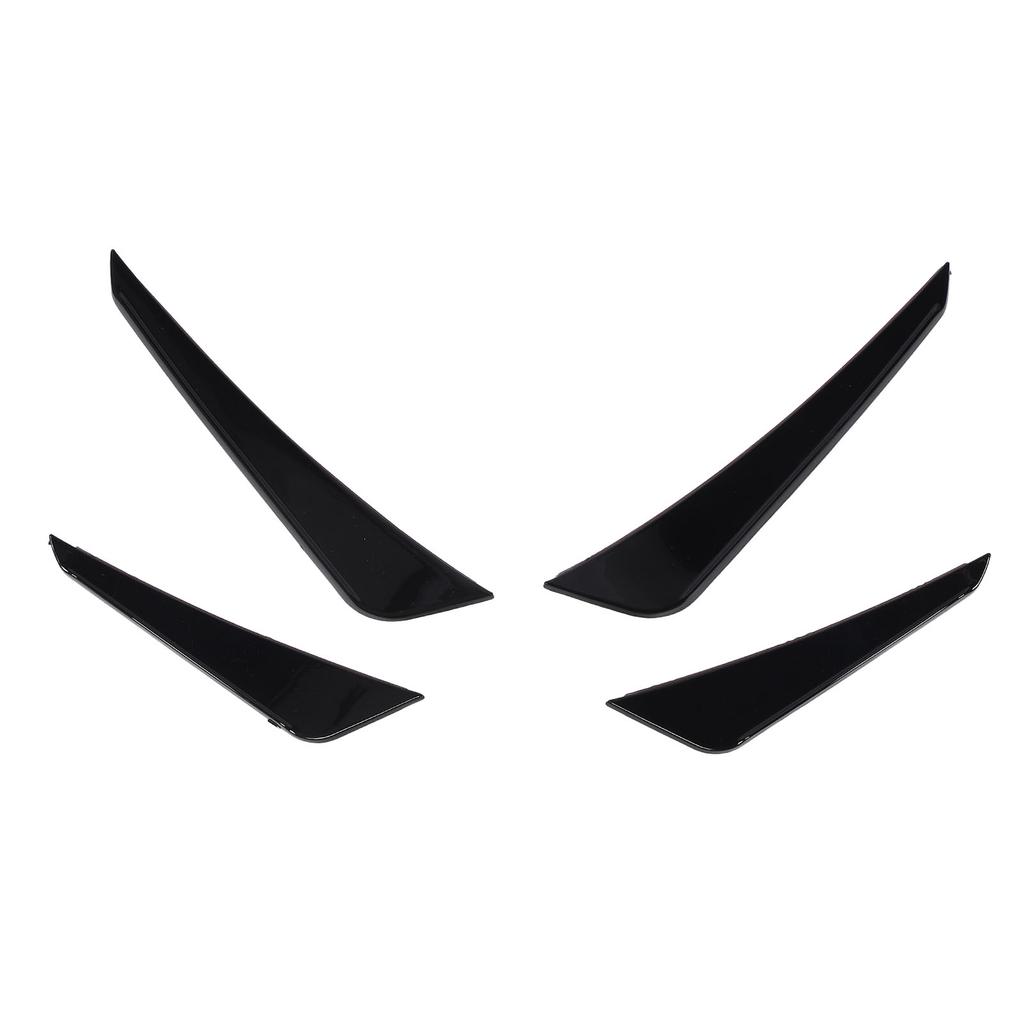 4Pcs Front Bumper Side Air Vent Trim Improved Aerodynamics Glossy Black Mudguard Side Wing Vent Trim for 1 Series F20