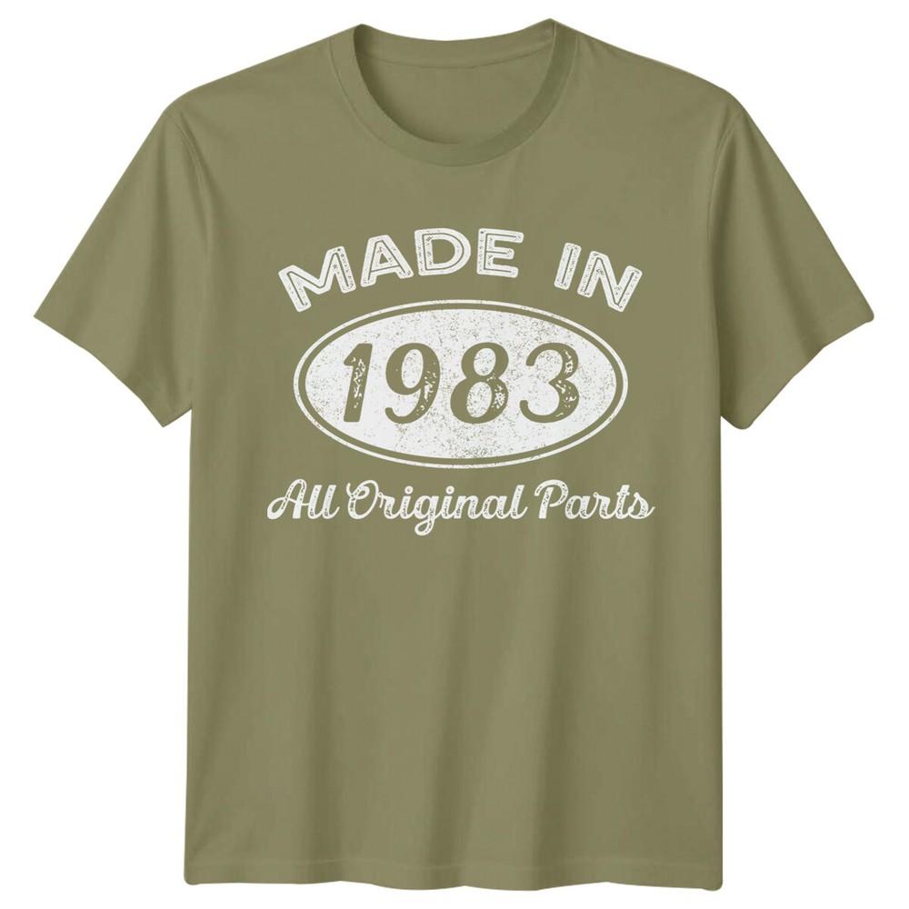 Made In 1983 Unisexs T Shirt 43rd Birthday Gift Vintage fortythree