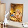 Disney Pinocchio and Geppetto diamond painting mosaic art kit 5D handmade diy gift home decoration