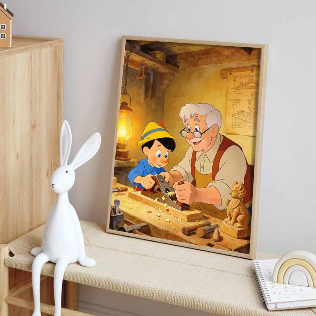 Disney Pinocchio and Geppetto diamond painting mosaic art kit 5D handmade diy gift home decoration
