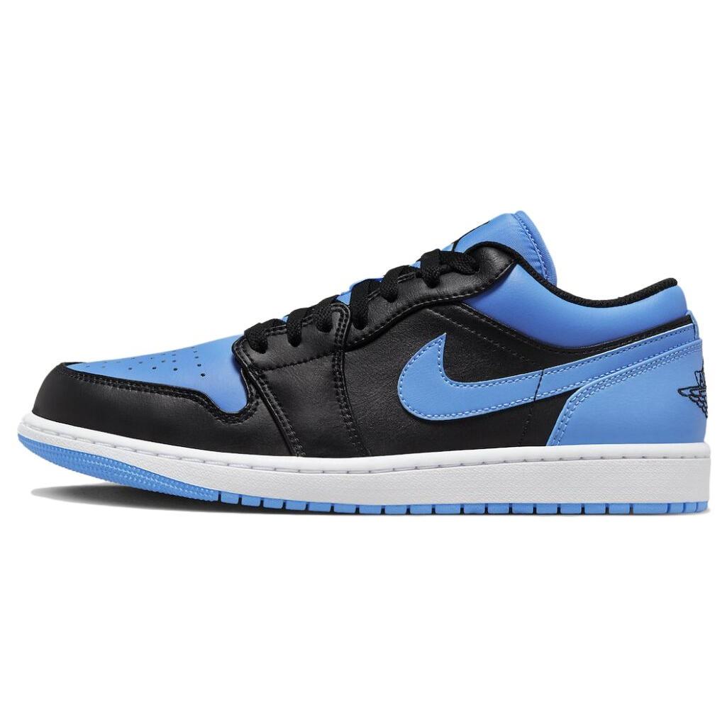 Air Jordan 1 Low Black University Blue Men s 553558-041