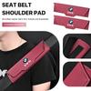 Leather Car Seat Belt Shoulder Pad with Velcro Belt Cushion for BMW 2 5 6 7 Series F20 G20 G30 X1 X3 X4 X5 X6 F15 G05 Sticker YTTG6