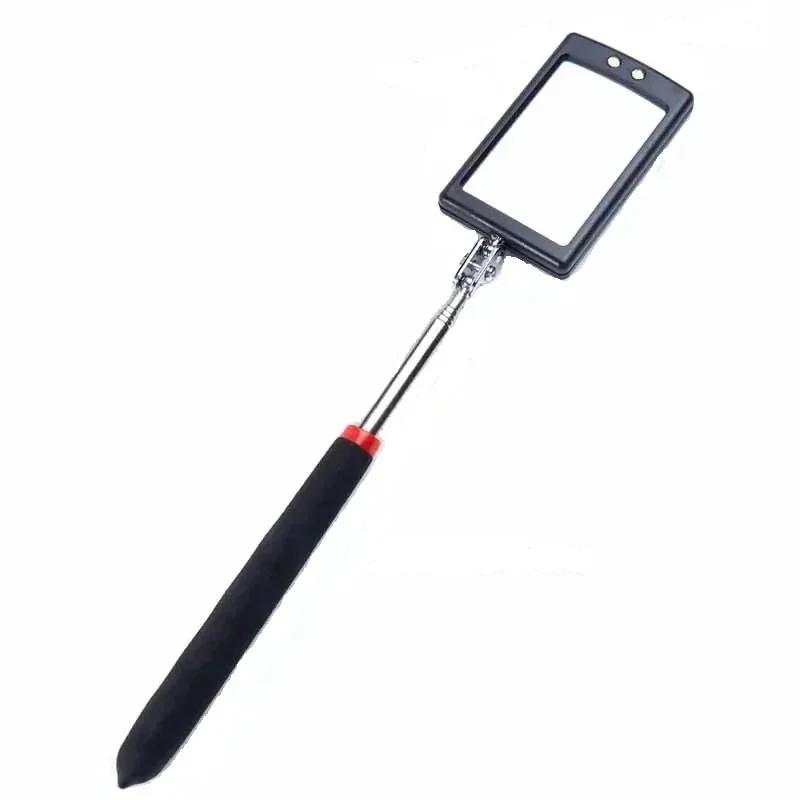 Universal Retractable Under-vehicle Inspection Mirror 360° Chassis Reflector with LED Light Maintenance Inspection Mirror Amagi чёрный