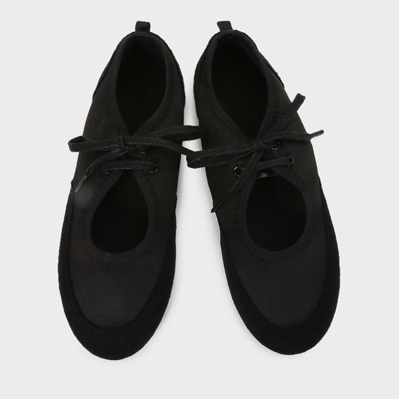 Designer Brand Women Ballet Flats Soft Leather Fashion Shallow Round Toe Autumn Daily Lady Shoes Lace Up Casual Loafers