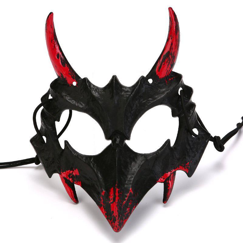 Halloween Fierce Tiger & Werewolf Half-Face Bleeding Mask