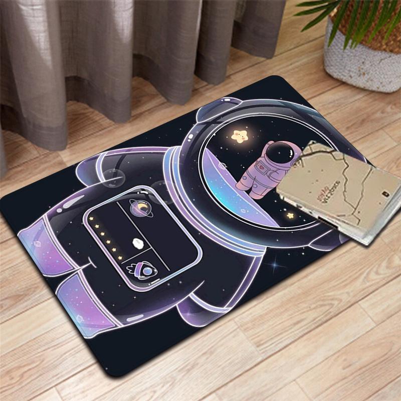 Cute Astronaut Rug Floor Mat for Living Room or Bedroom Soft and Comfortable Carpet a Gift for Birthday and Holiday.MFF0918241