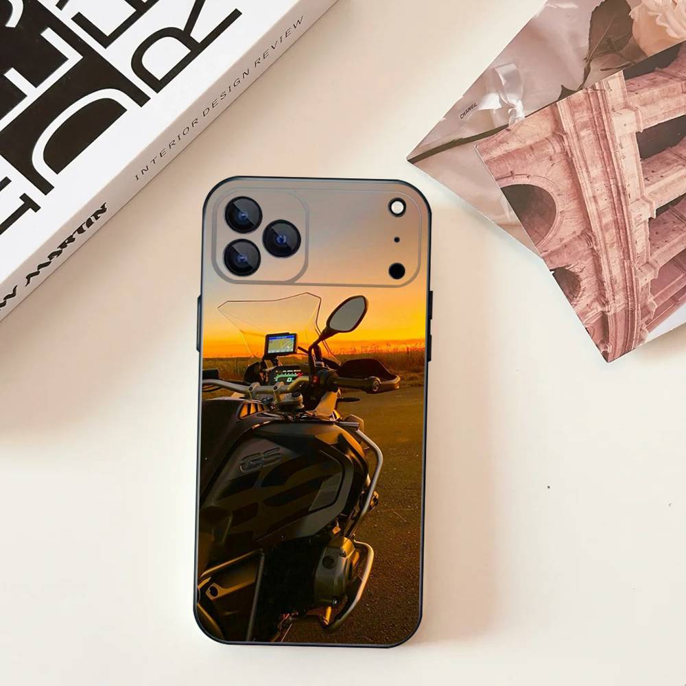 GS 1200adv Motorrad Coole Handyhülle Für iPhone 17,16,15,14,13,12,11,Pro,Max,Plus,E,SE4,Air,Mini Schwarzes Weiches Cover