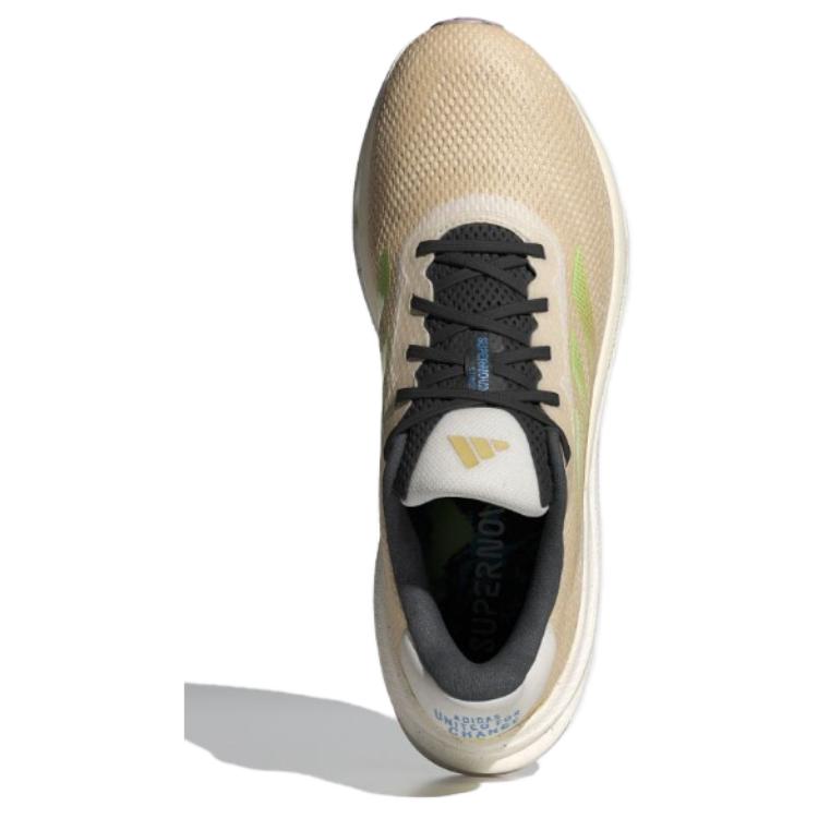 Adidas Supernova Comfortable Versatile Shock Absorbing Durable Breathable Low Top Running Shoes Men Sneakers Beige IG8322
