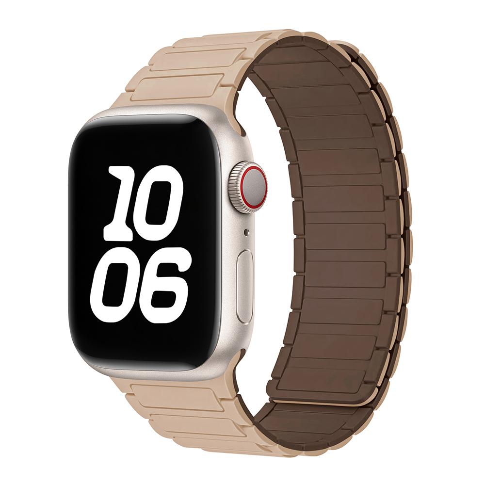 Magnetic Loop For Watch Bands 44mm 40mm 49mm 45mm 41mm 38mm Silicone Bracelet iWatch Series11 10 9 8 7 6 Se Ultra 3 Strap