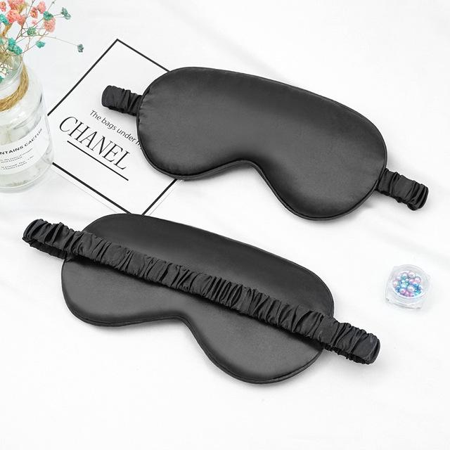 1pc Imitated Silk Shading Eye Cover Comfortable Travel Relax Soft Eyeshade Sleep Night Mask Health Sleeping Shield Care Tools