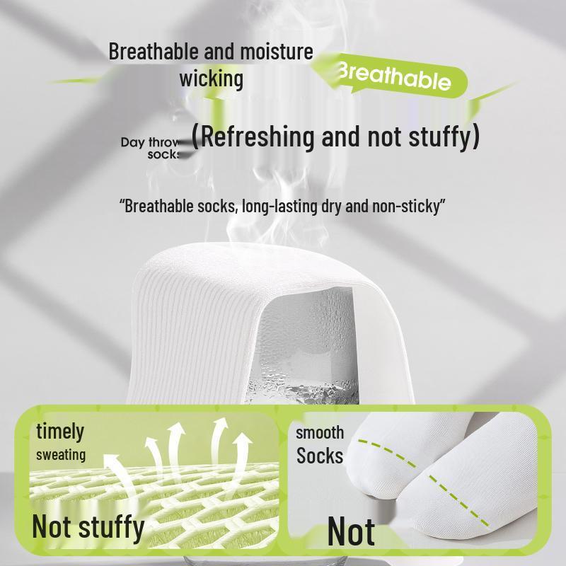 Kashicong Disposable Sweat-Wicking Unisex Socks