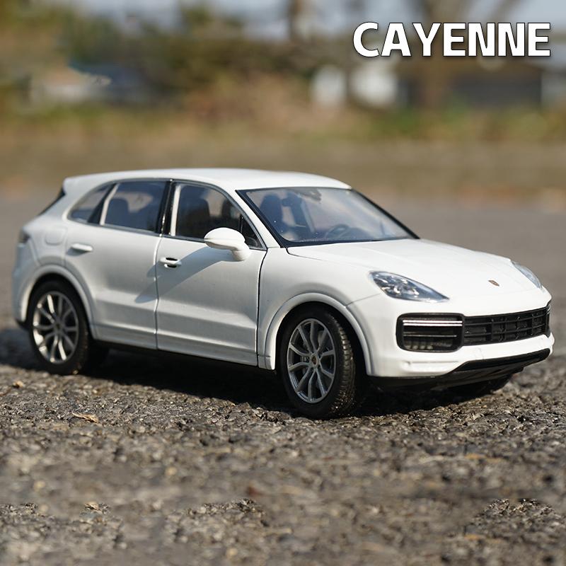 Welly 1/24 Porsche Cayenne Turbo Alloy Miniature Toy Car Model Diecast Metal Static Scale Model Car Kid Toy Vehicle Gifts