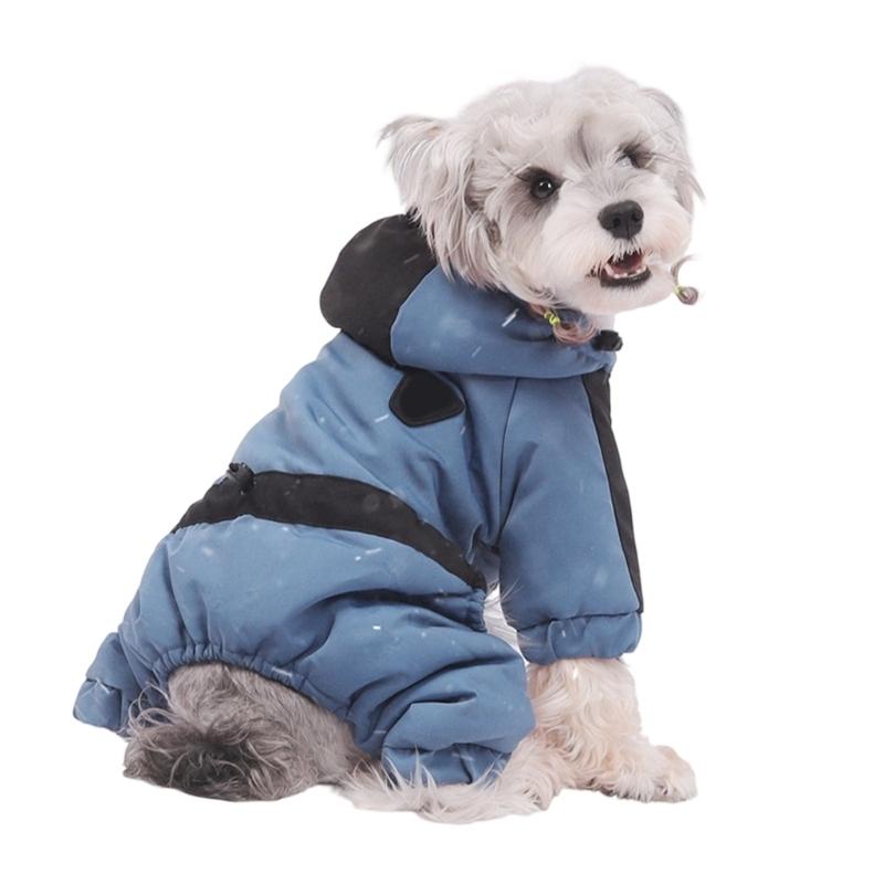Waterproof Winter Dog Coat with Four Leg Design Fashion Down Jackets For Cold Weather Outdoor Activity Breeds Outerwear