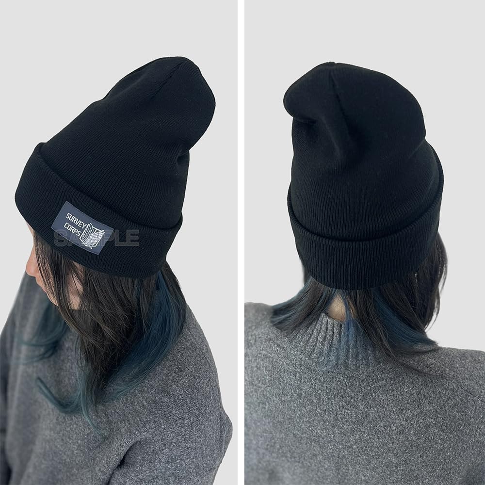 [Official] COSPA Attack on Titan Scout Regiment Knit Cap BLACK
